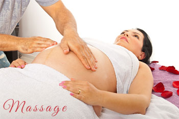 massage ventre grossesse enceinte